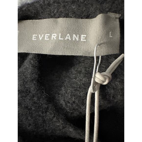 Everlane The Cozy Stretch Tank Wool Yak Blend Size Large Heathered Charcoal - Picture 3 of 7